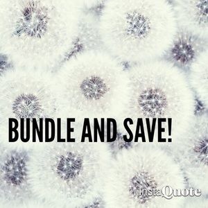 Bundle items and get a discount!